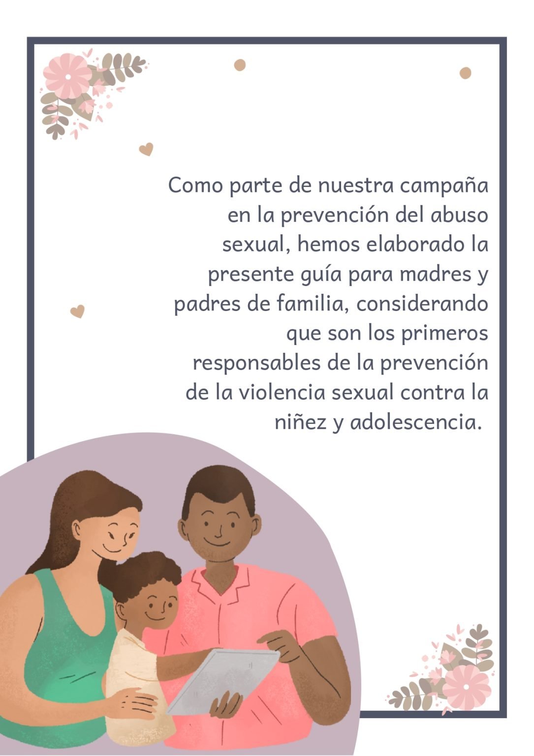 Cartilla para padres de familia , prevención de abuso sexual. - COLEGIO ...